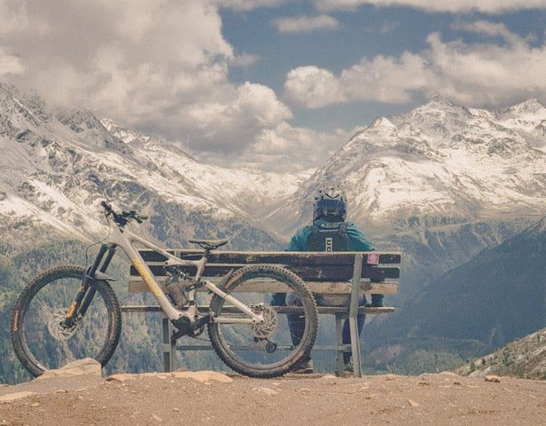Panoramablick vom Bike Republic Sölden auf das Ötztal